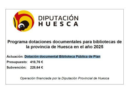 Imagen Programa dotaciones documentales para bibliotecas de la provincia de...